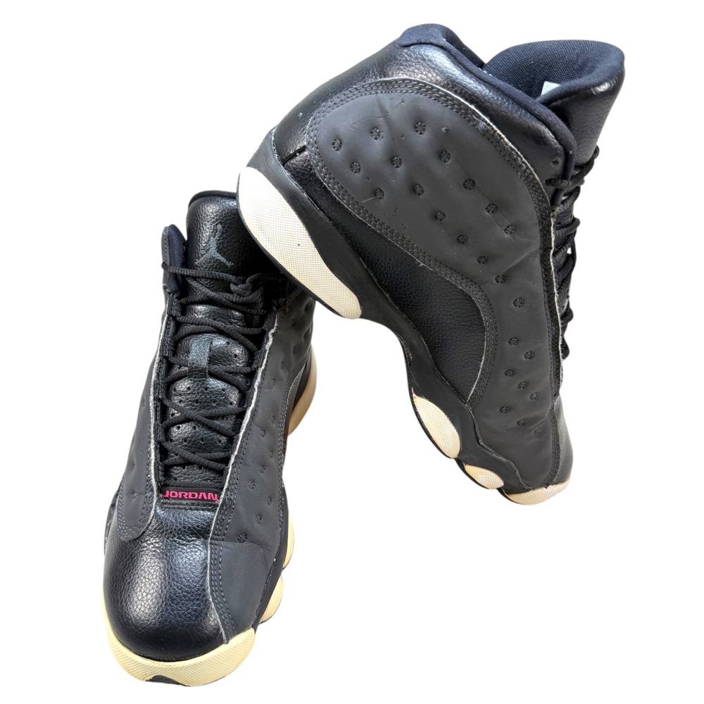 Nike Air Jordan 13 Retro GS Hyper Pink Black 2017 439358-009 Size 6Y Womens 7.5